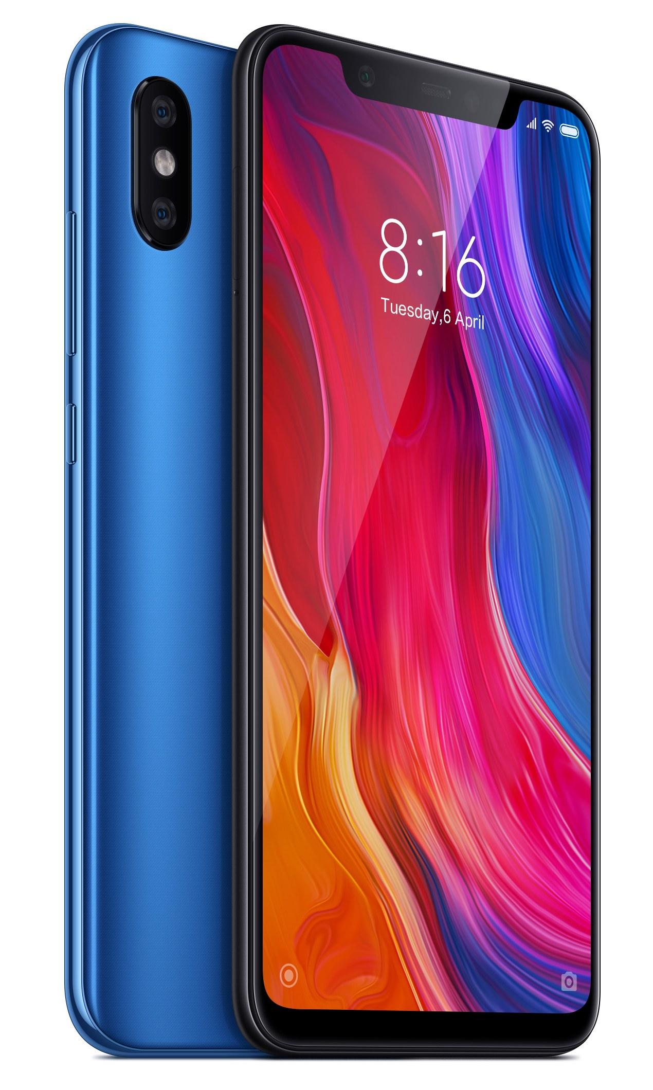 Smartfon Xiaomi Mi 8 128GB (niebieski)