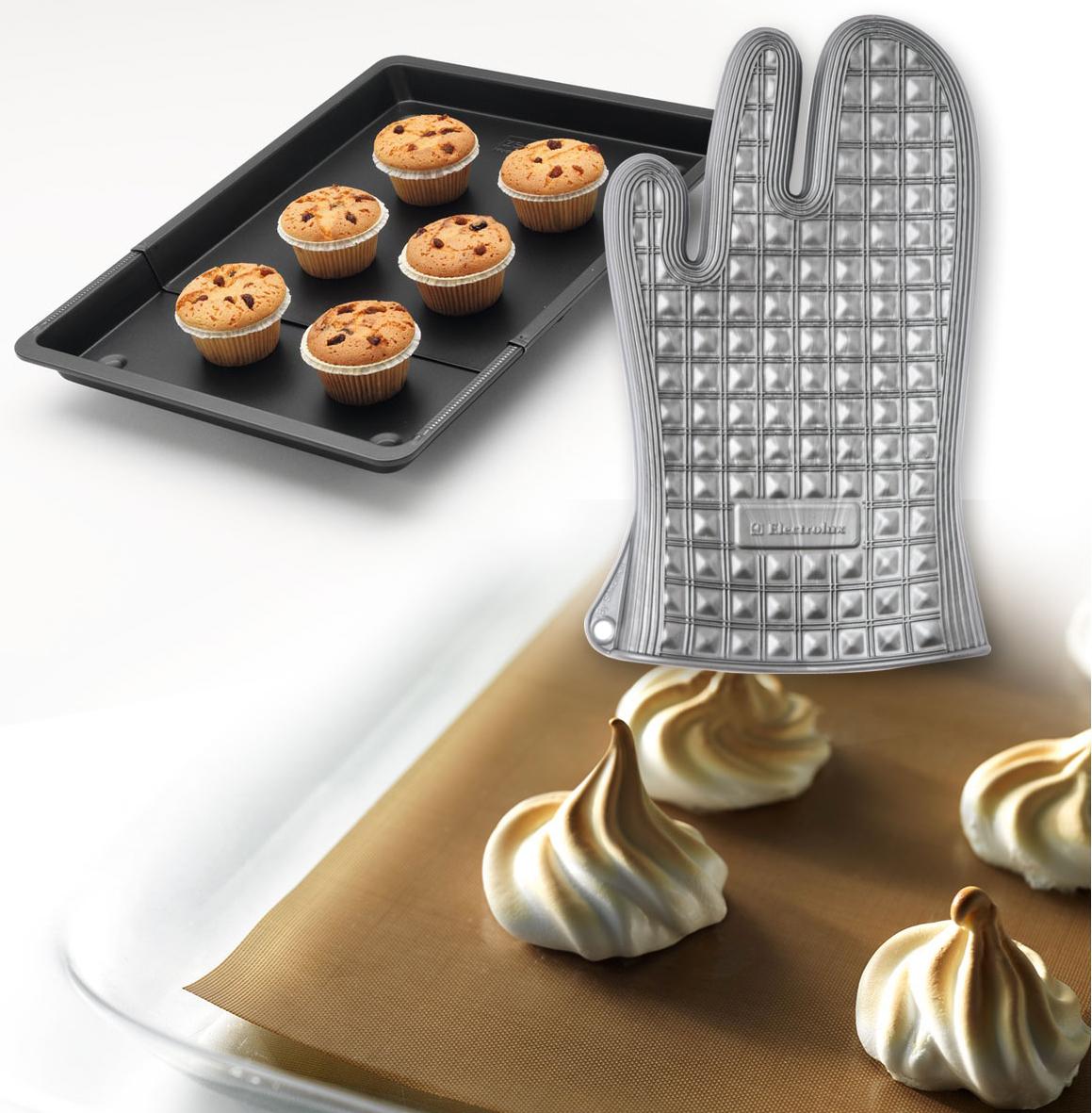 Zestaw do pieczenia Electrolux E40HBAE1 + E4OSBS01 + E4KPGLO1