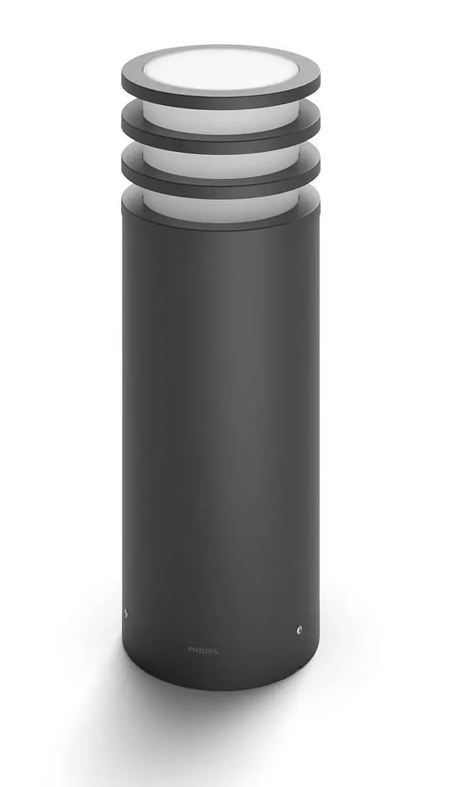 Zewnętrzna latarnia Philips Lucca Hue Pedestal Anthractive 17402/93/P0