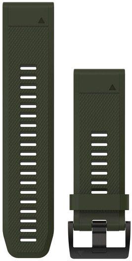 Garmin Pasek silikonowy Quick Fit 26mm Fenix 5X (ciemnozielony)