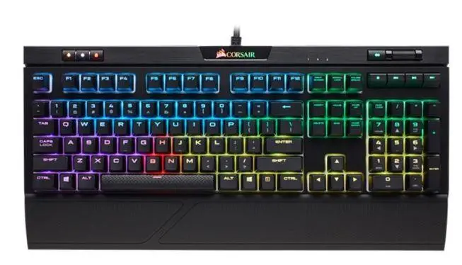 Klawiatura mechaniczna Corsair Strafe RGB MK.2 Cherry MX Silent Czarny