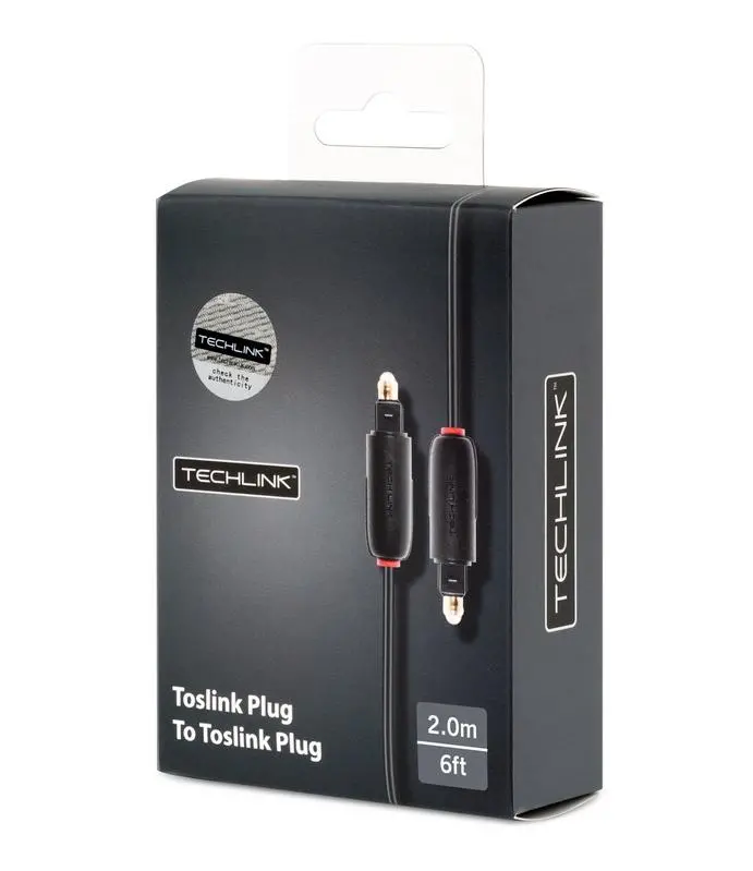 Kabel optyczny Techlink 103212 2m Czarny