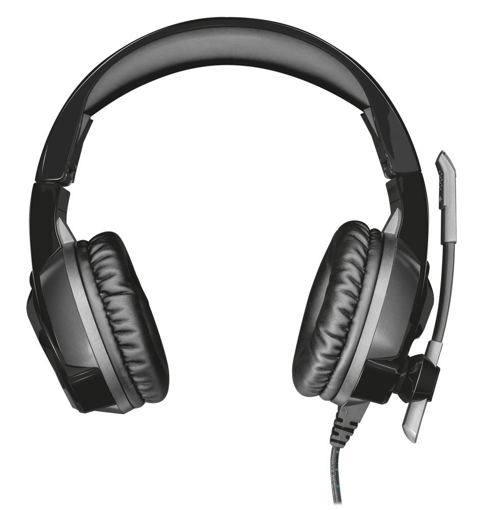 Słuchawki przewodowe z mikrofonem Trust GXT 410 Rune Illuminated PC Headset