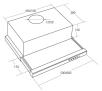 Okap Akpo WK-7 Light glass 60B Czarny