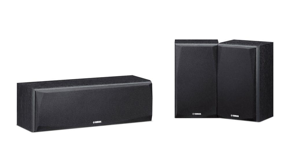 Zestaw kina Yamaha MusicCast RX-V485 (tytanowy), NS-F51/NS-P51 (czarny)