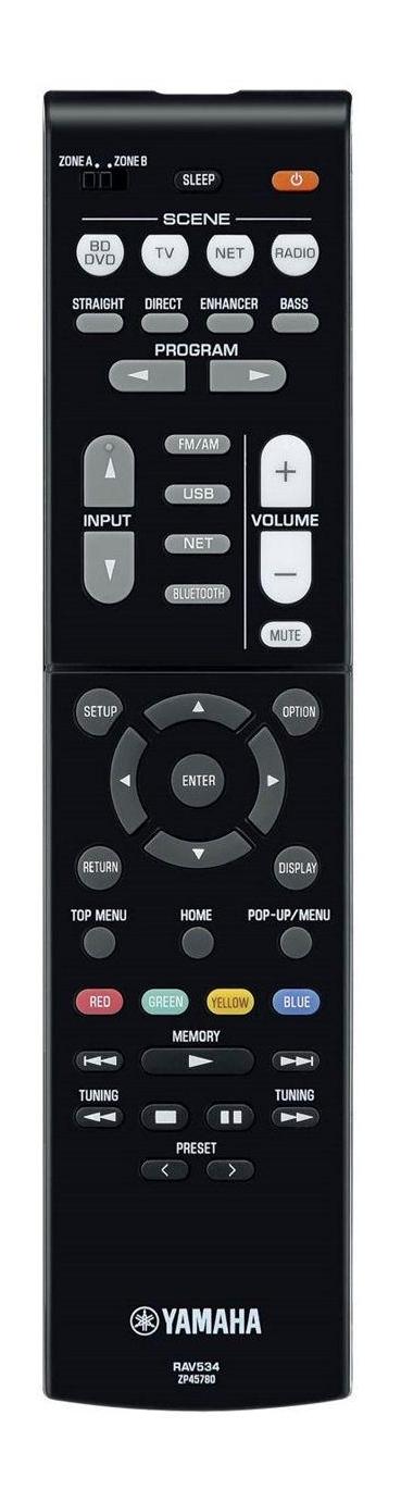 Zestaw kina Yamaha MusicCast RX-V485 (tytanowy), NS-F51/NS-P51 (czarny)