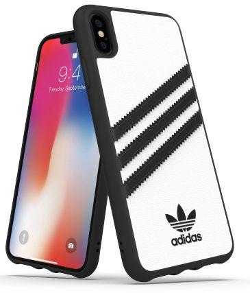 Etui Adidas Moulded Case PU do iPhone Xs Max (biały)