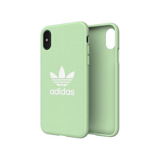 Etui Adidas Moulded Canvas Case do iPhone X/Xs (zielony)
