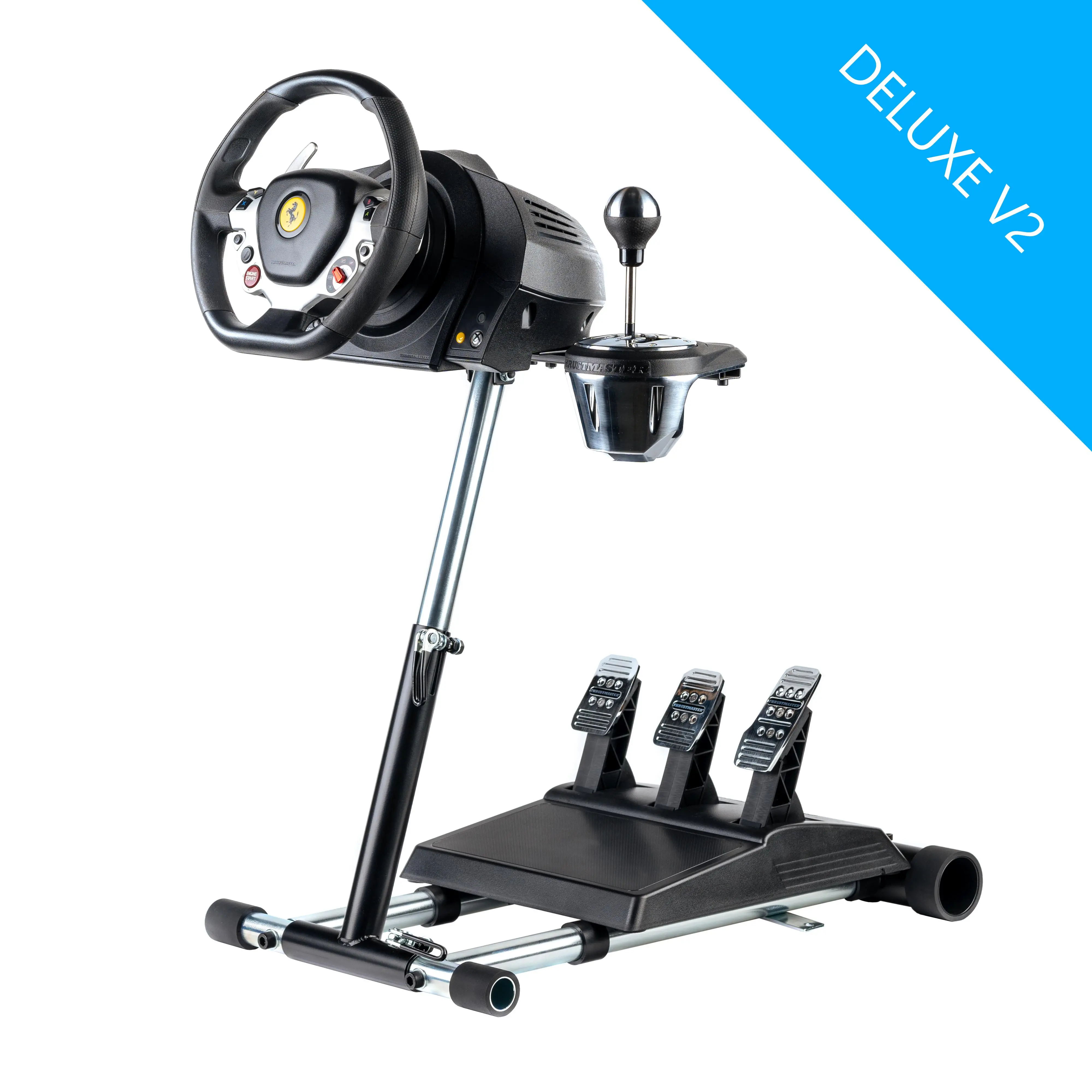 Stojak do kierownicy Wheel Stand Pro Deluxe V2 Thrustmaster T300RS/TX/T150/TMX Srebrny