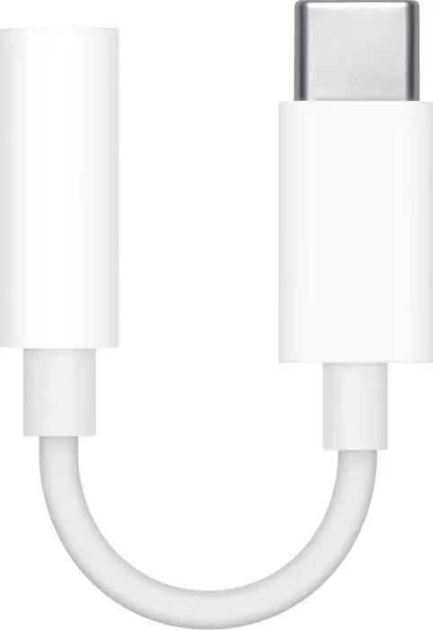 Adapter Apple MU7E2ZM/A przejściówka ze złącza USB-C na gniazdo słuchawkowe 3,5 mm