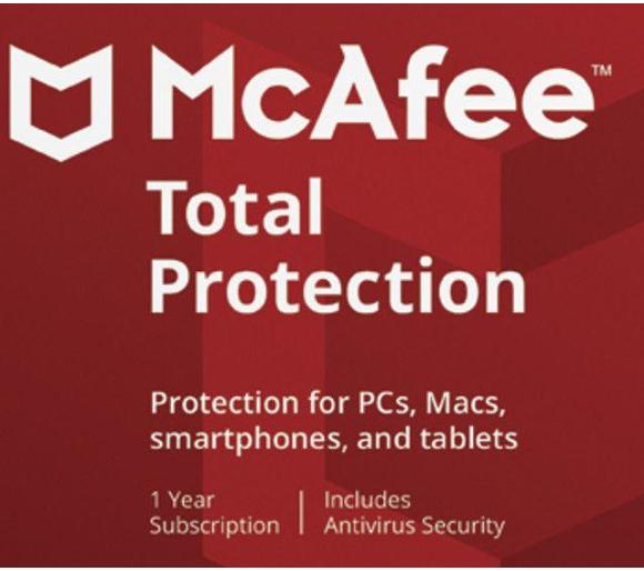 oprogramowanie McAfee Total Protection 5PC/1Rok (kod)