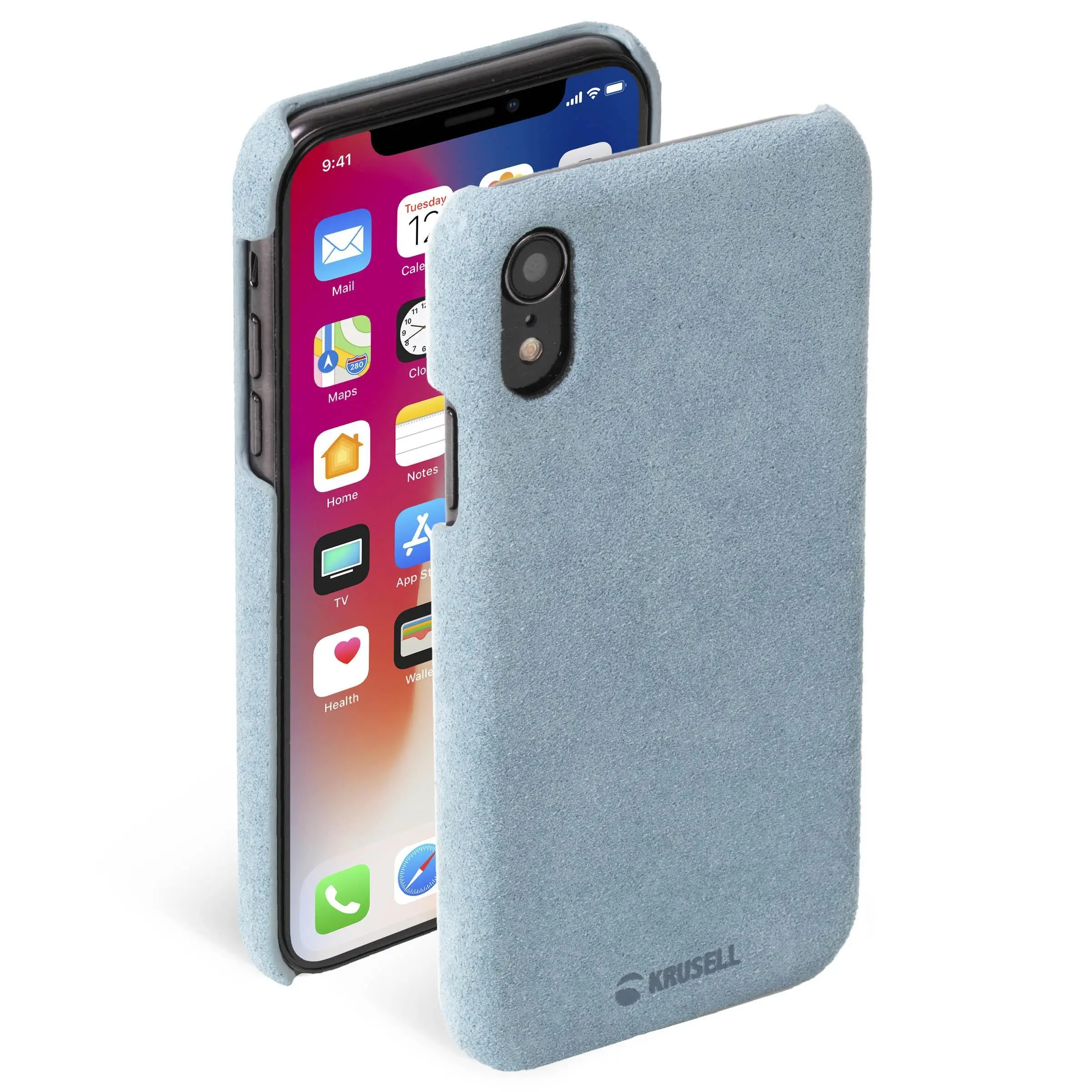 Etui Krusell Broby Cover do iPhone Xr Niebieski