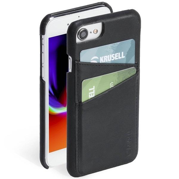 Krusell Sunne 2 Card Cover iPhone 7/8 (czarny)