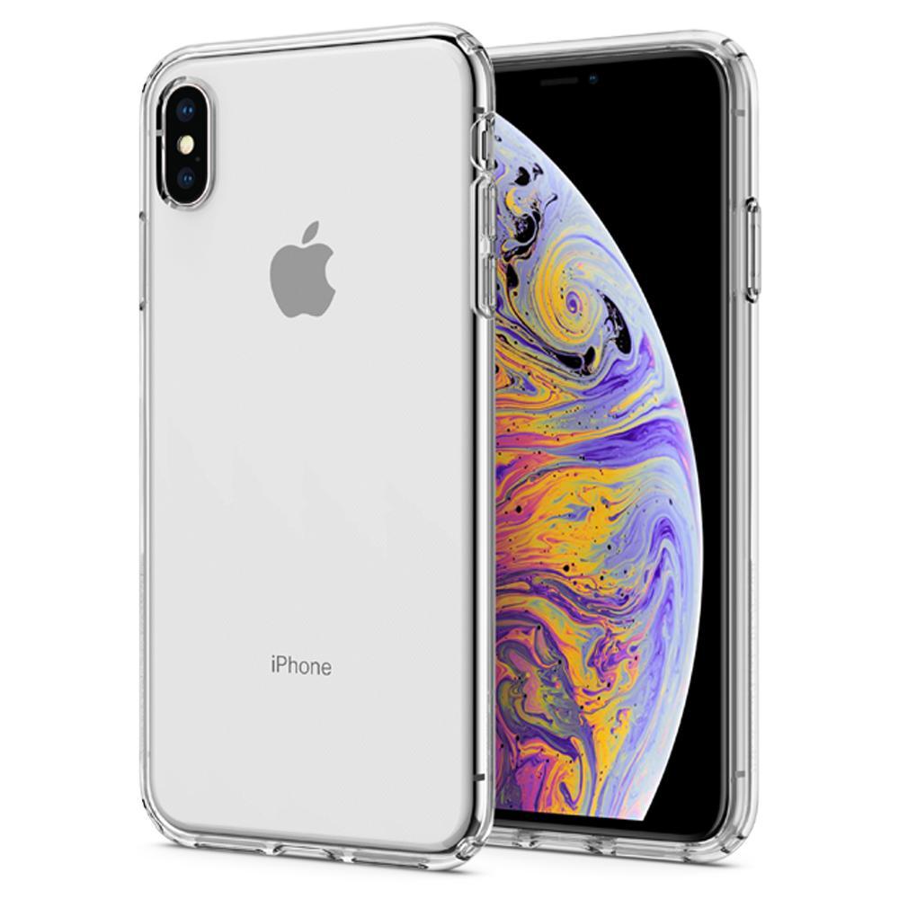Etui Guess GUHCI65ROSTR iPhone Xs Max (kryształowy)