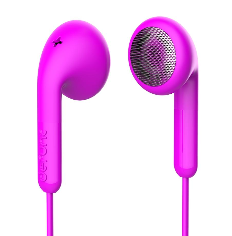 Słuchawki przewodowe DeFunc Earbud Basic Talk (różowy)
