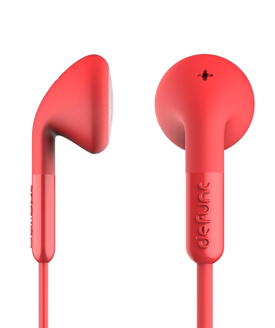 Słuchawki przewodowe DeFunc Earbud Plus Talk (czerwony)
