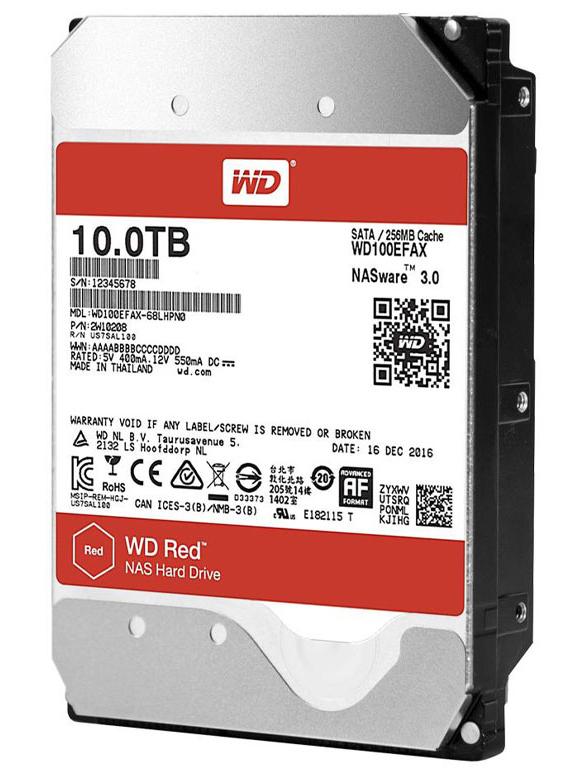 Dysk WD Red 10TB 3,5" WD100EFAX