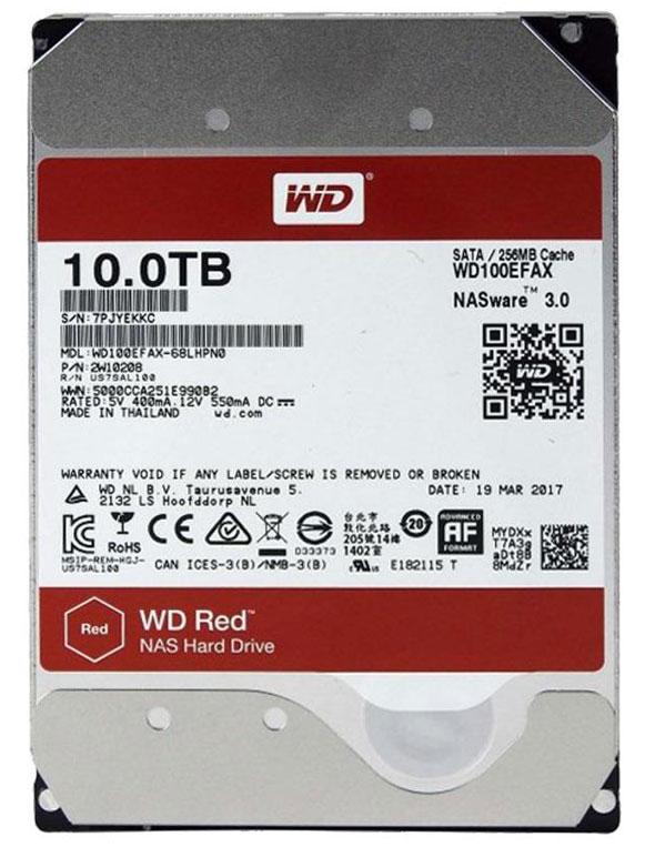 Dysk WD Red 10TB 3,5" WD100EFAX