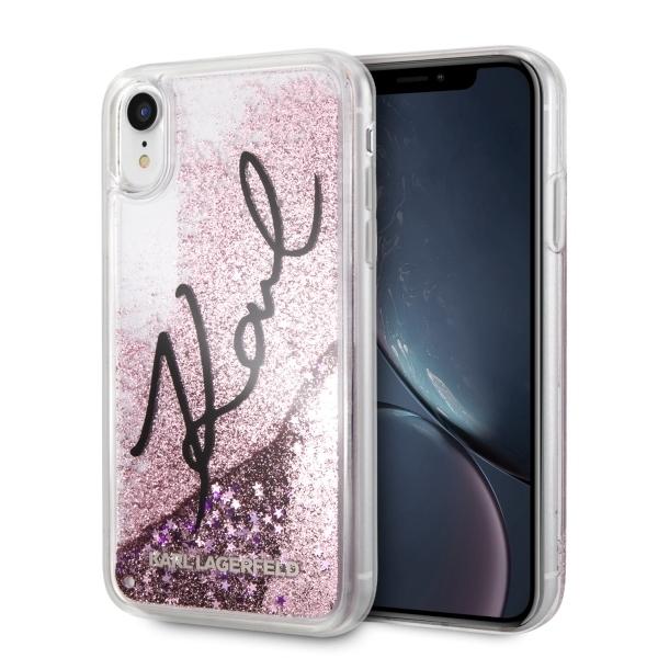 Karl Lagerfeld KLHCI61TRKSIGPI iPhone Xr (różowy)