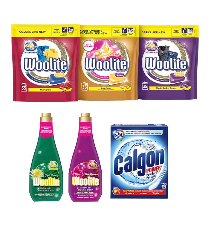 Kapsułki do prania Woolite ZESTAW