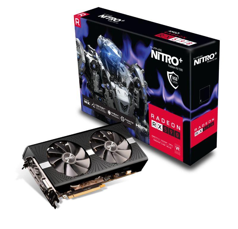 Sapphire technology Radeon RX 590 NITRO+ 8GB GDDR5 256bit OC