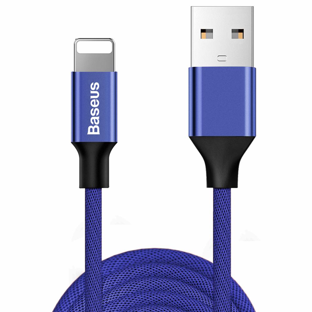 Kabel Baseus Yiven Lightning (8-pin) (niebieski) 1.8m 2A