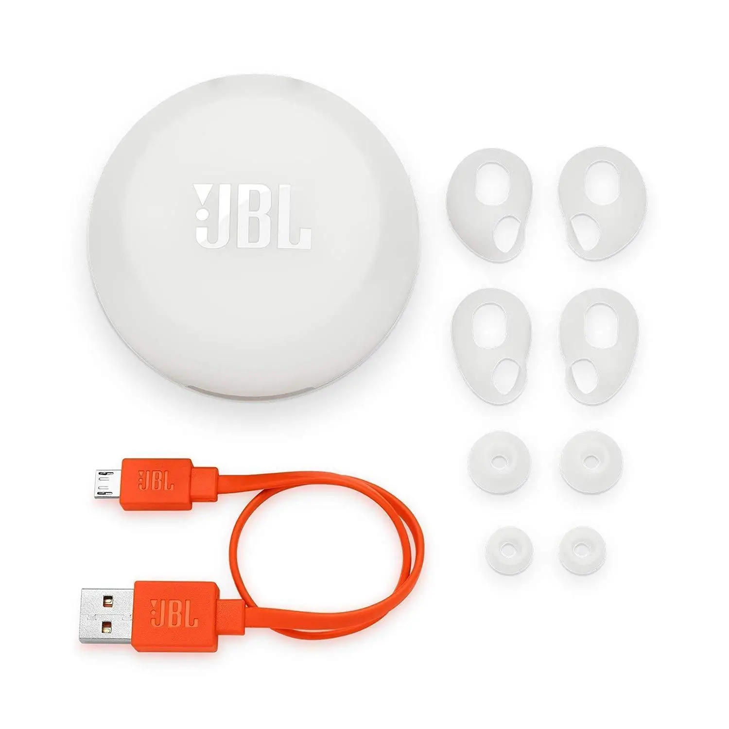 Słuchawki bezprzewodowe JBL Free X Dokanałowe Bluetooth 4.2 Biały