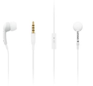 Słuchawki przewodowe z mikrofonem Lenovo 100 - biały