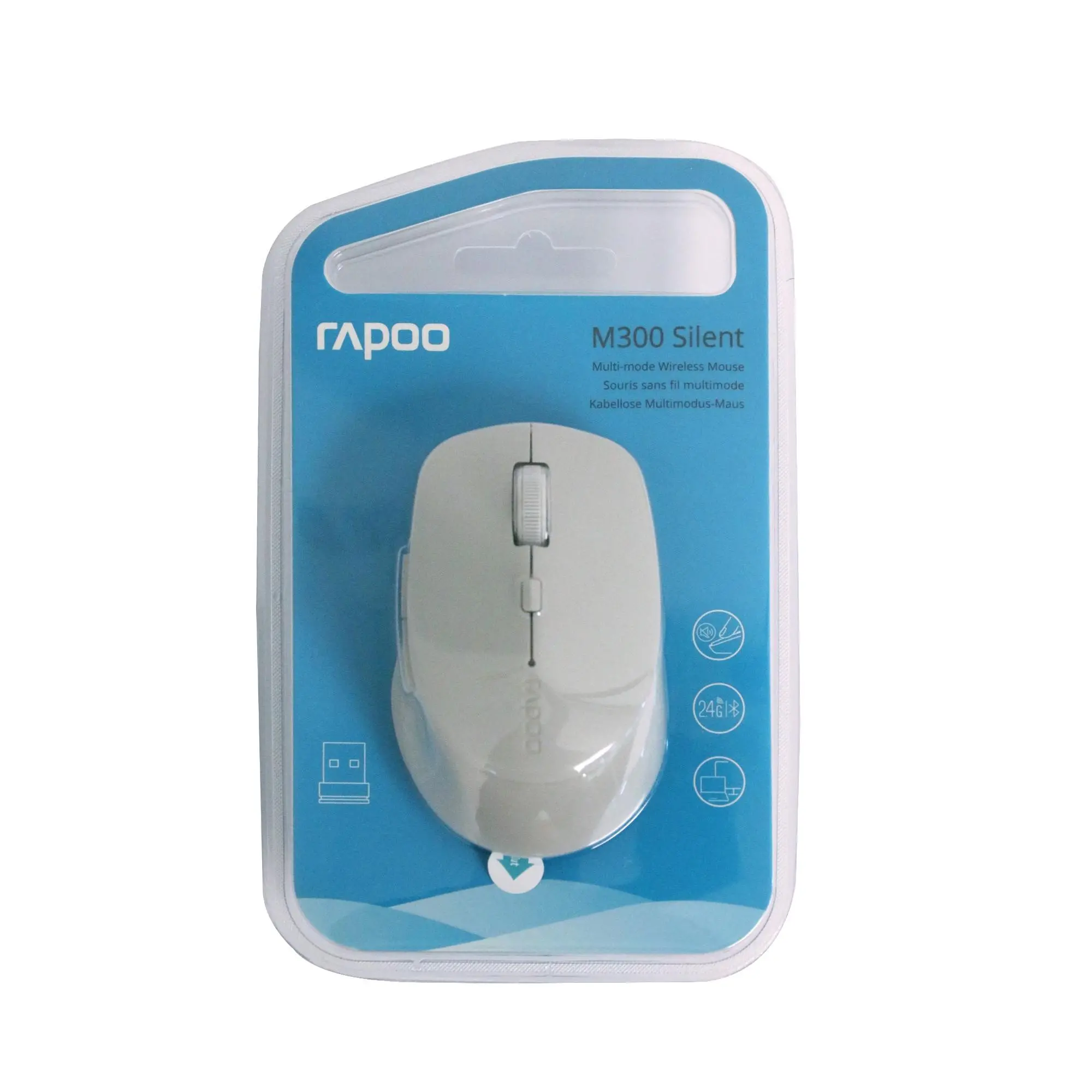 Myszka Rapoo M300 Silent Szary