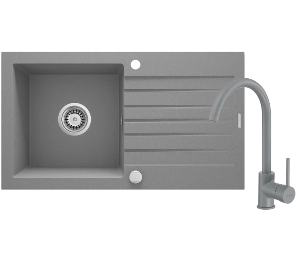 Deante ZQZBS113 Granitowy Szary metalik