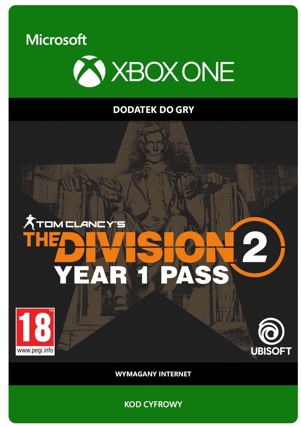 Tom Clancy's The Division 2 - Season Pass Year 1 [kod aktywacyjny] Xbox One