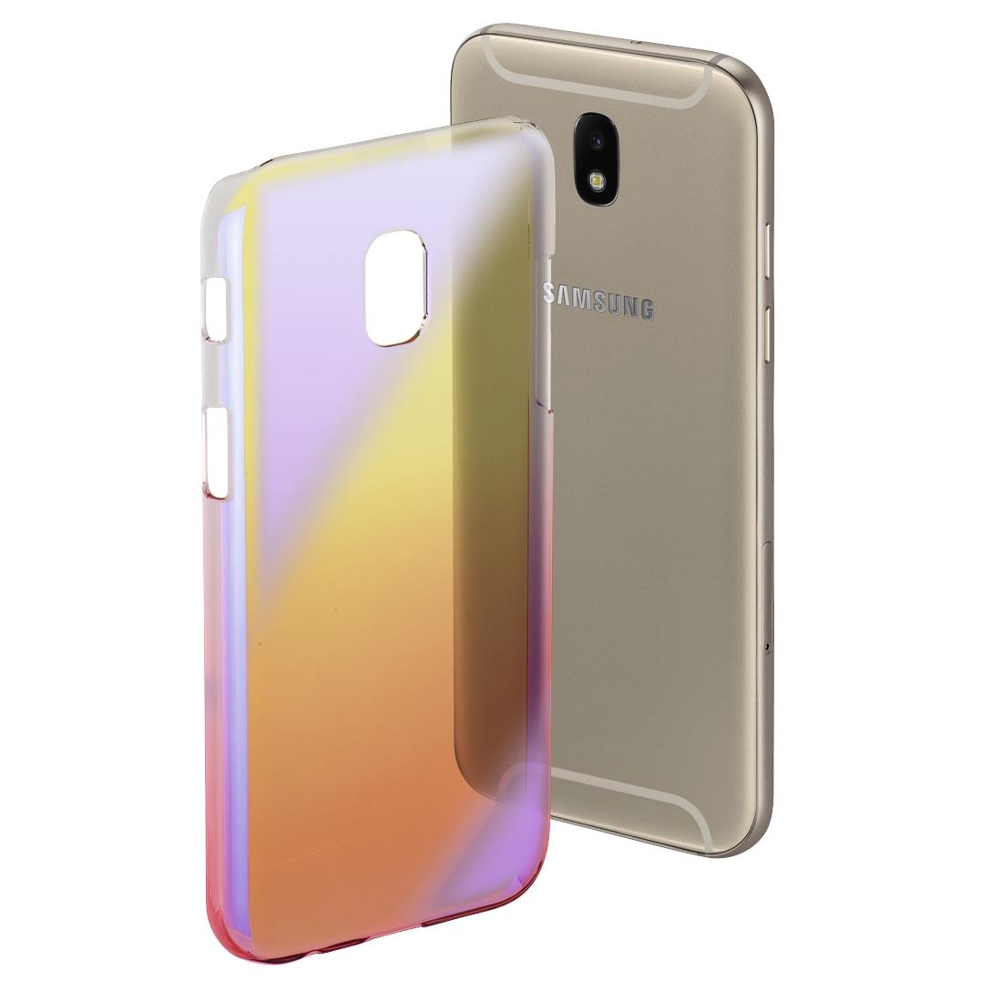 Hama Mirror Cover Samsung Galaxy J7 2017 (żółty/różowy)