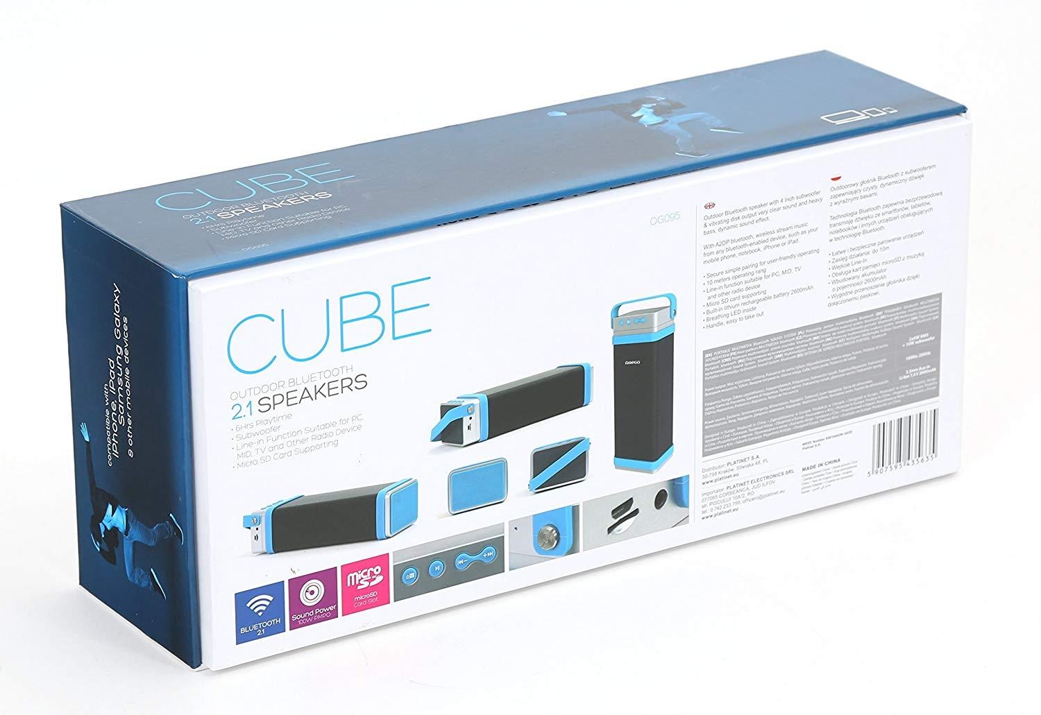 Głośnik Bluetooth Omega CUBE OG-095