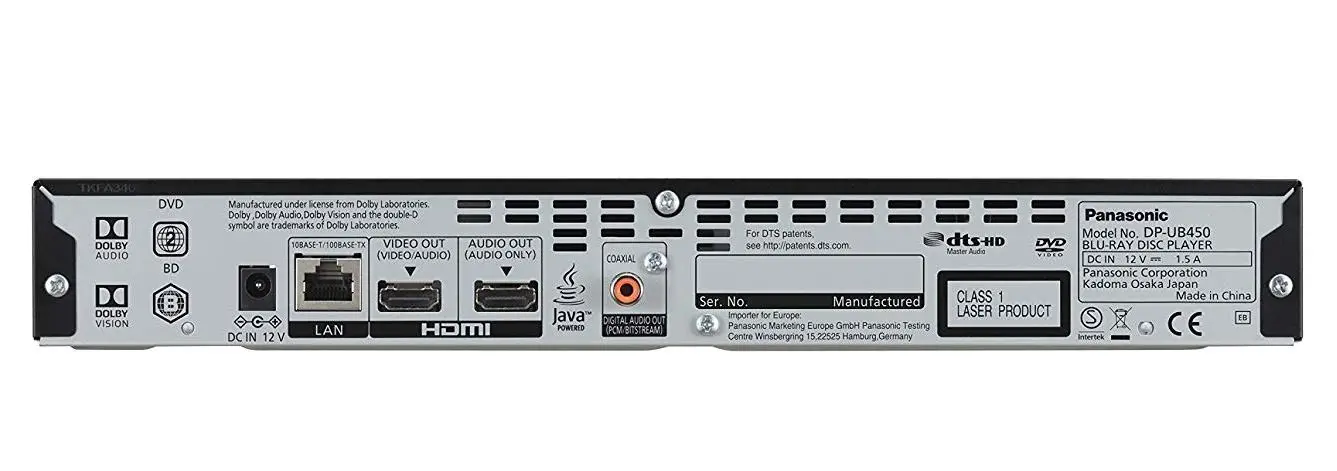 Odtwarzacz Blu-ray Panasonic DP-UB450