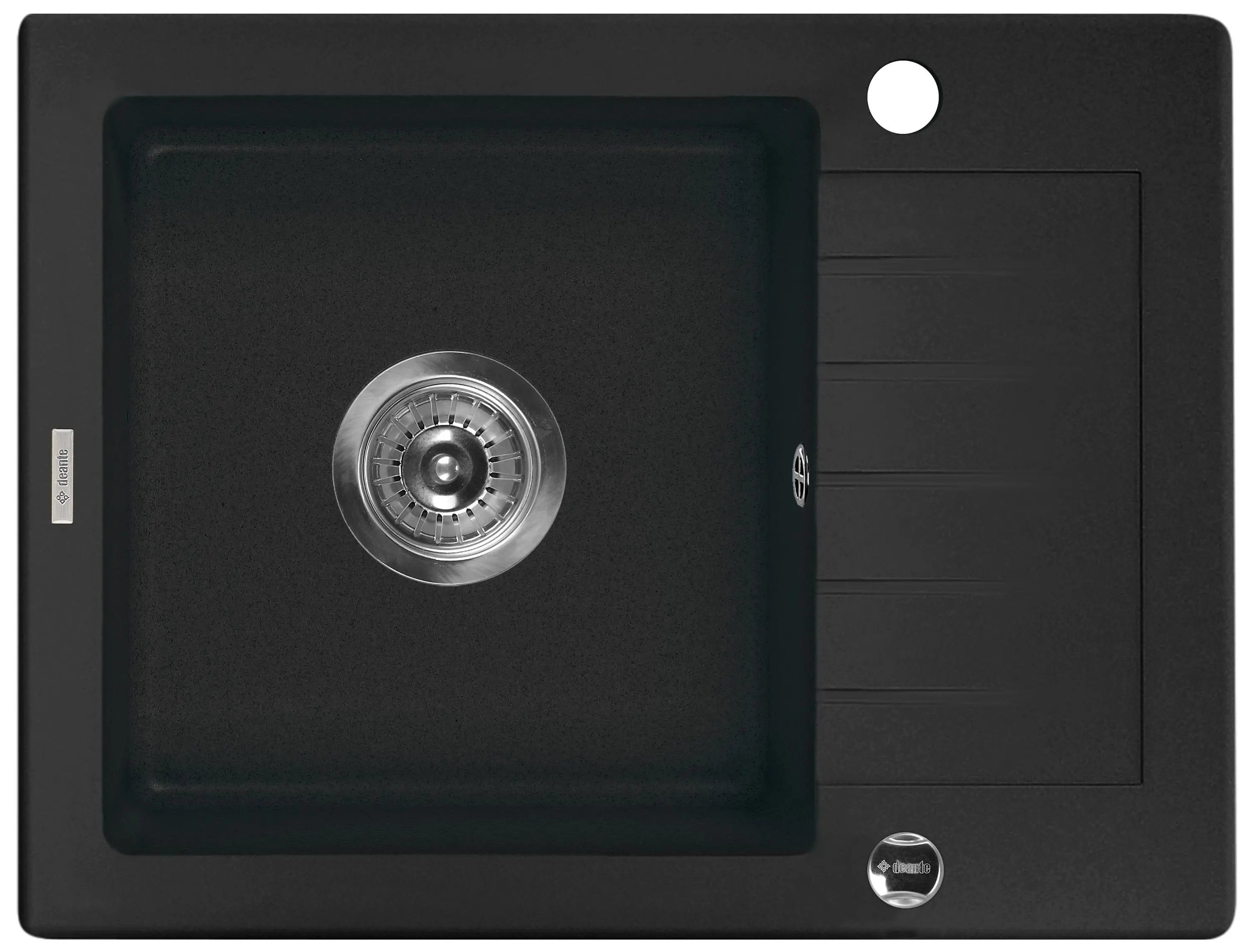 Zlewozmywak Deante Zorba ZQZ 211A Granitowy Grafitowy