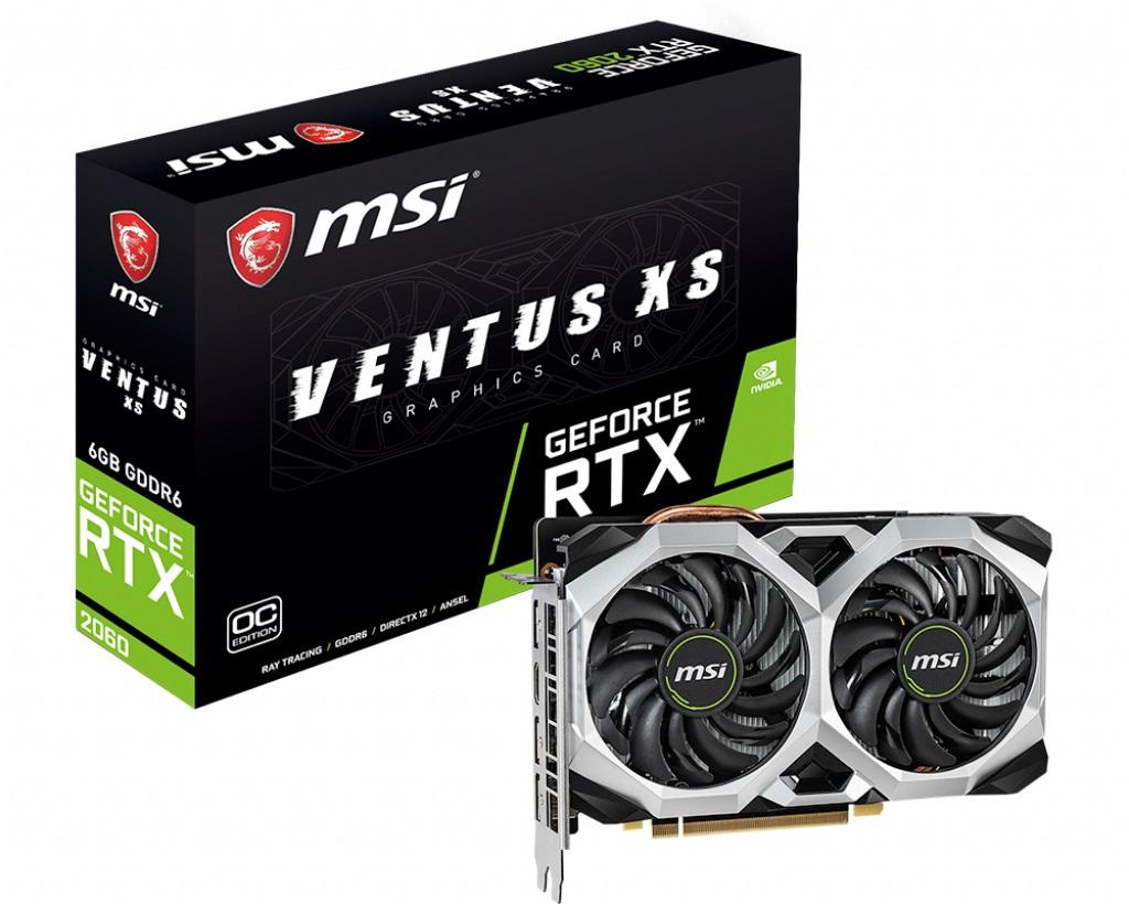 MSI GeForce RTX 2060 VENTUS XS OC 6GB GDDR6 192bit