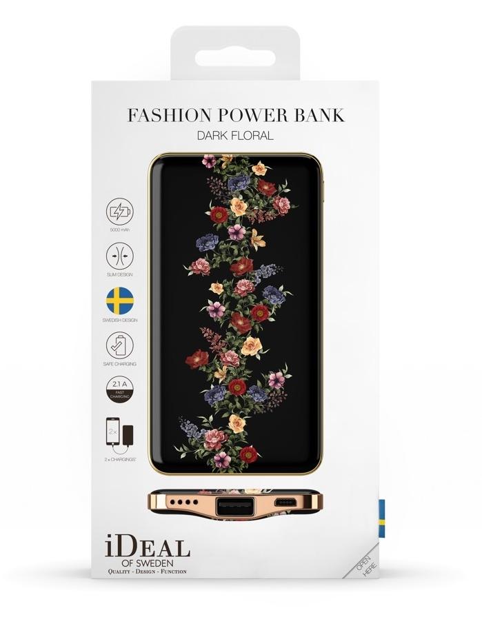 Powerbank Ideal Fashion Powerbank 5000 mAh (dark floral)