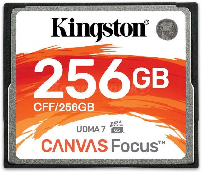 Kingston CompactFlash Focus 256GB 150R/130W