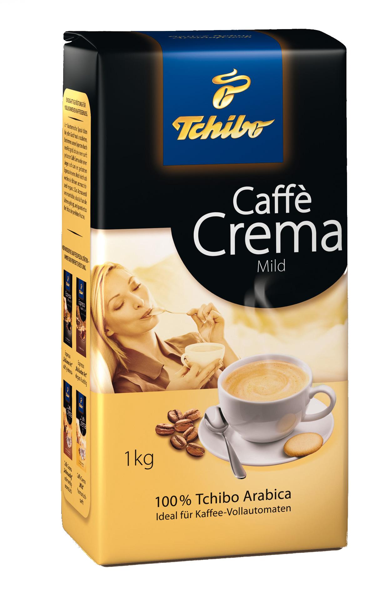 Kawa ziarnista Tchibo CAFE CREMA MILD 1 kg