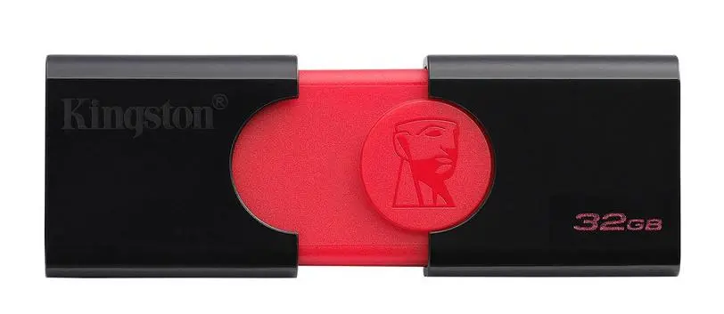 PenDrive Kingston DataTraveler 106 32GB USB 3.1 Czarno-czerwony