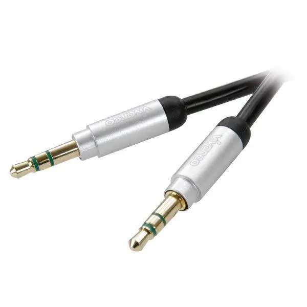 Kabel  audio Vivanco 31038 0,3m Czarny