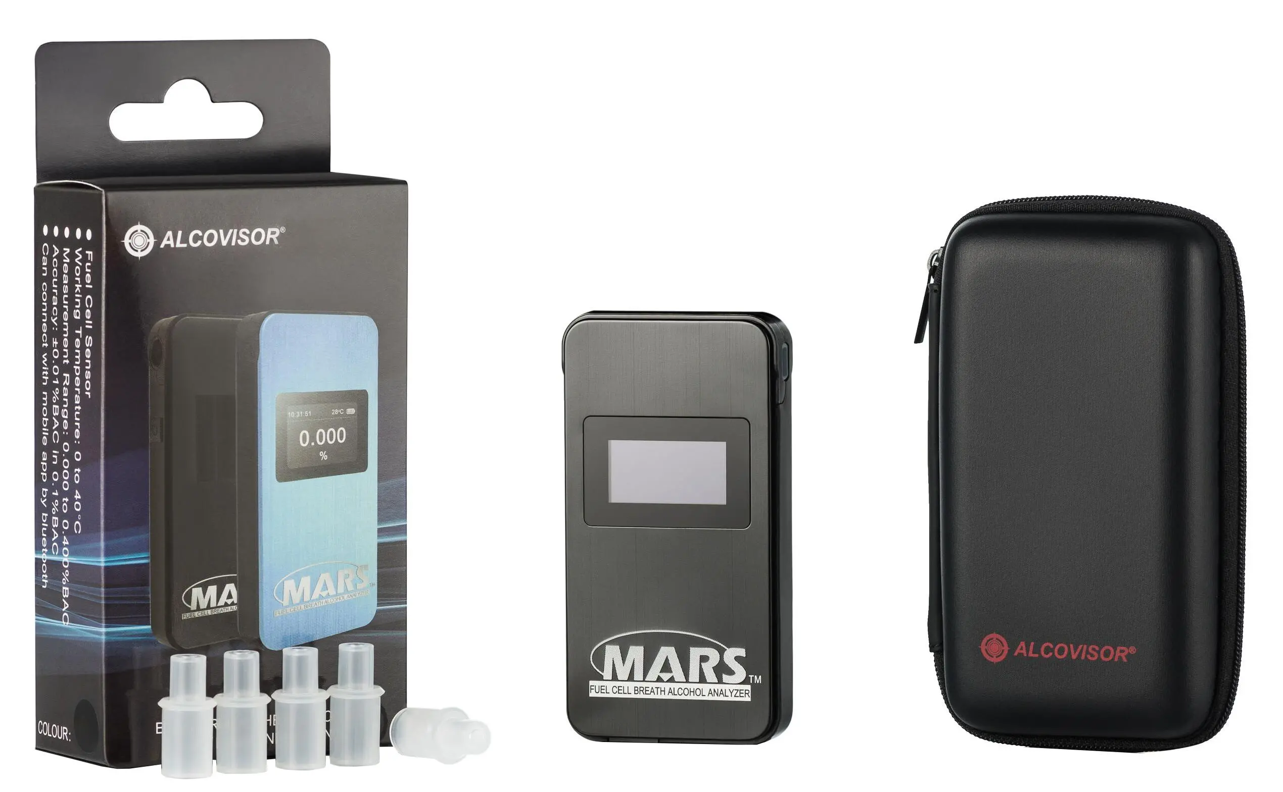 Alkomat Alcovisor Mars BT Black