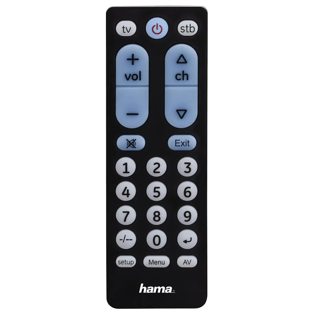 Pilot Hama 00040072 Pilot Uniwersalny 2w1 Duże Przyciski