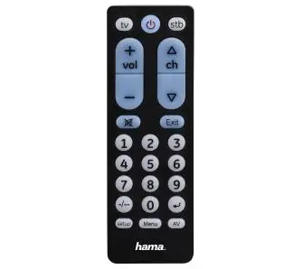 Pilot Hama 00040072 Pilot Uniwersalny 2w1 Duże Przyciski