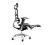 Fotel Diablo Chairs V-Master Normal Size Biurowy do 200kg Tkanina Czarno-szary