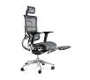 Fotel Diablo Chairs V-Master Normal Size Biurowy do 200kg Tkanina Czarno-szary