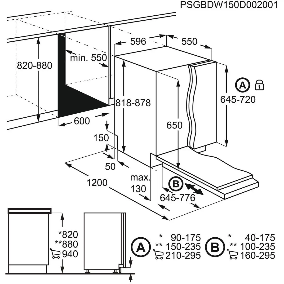Zmywarka Electrolux 600 SatelliteClean EEM48321L 59,6cm Automatyczne otwieranie drzwi Szuflada na sztućce