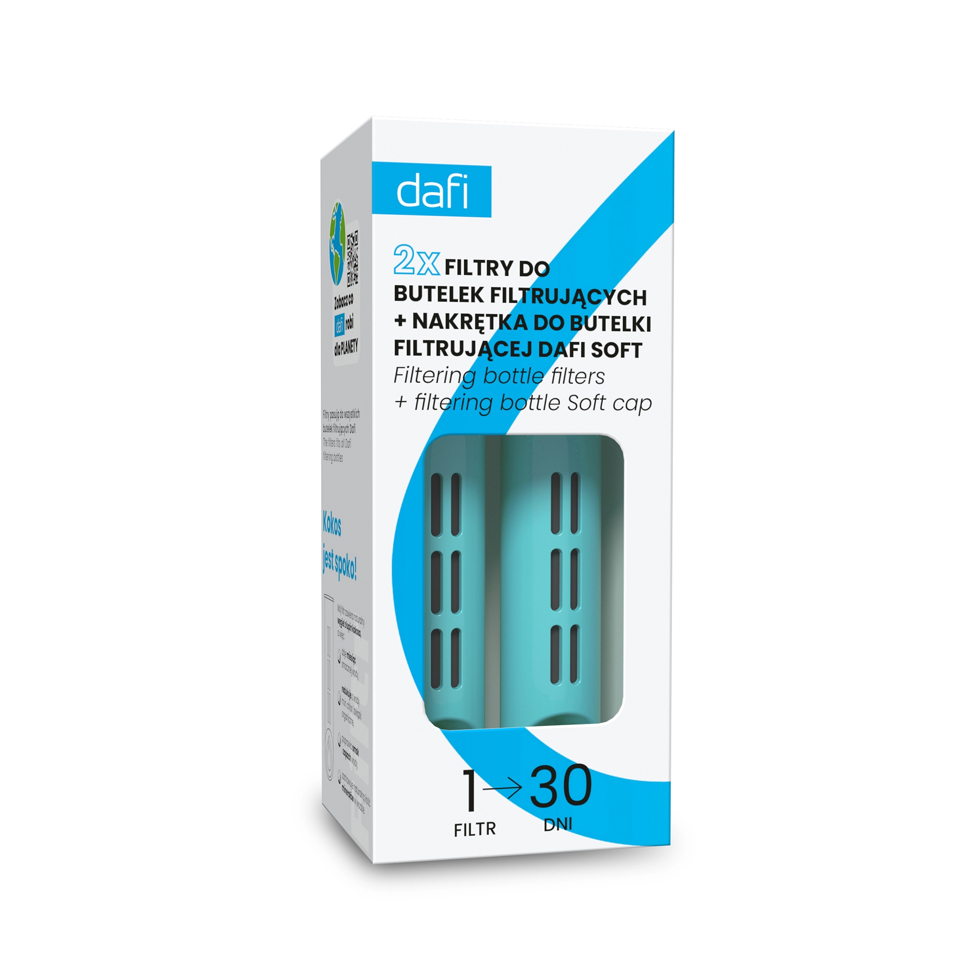 Wkład filtrujący Dafi 2szt. + zakrętka