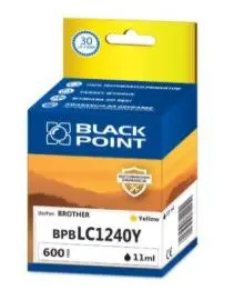 Tusz Black Point BPBLC1240Y (zamiennik LC-1240Y) Żółty 11 ml