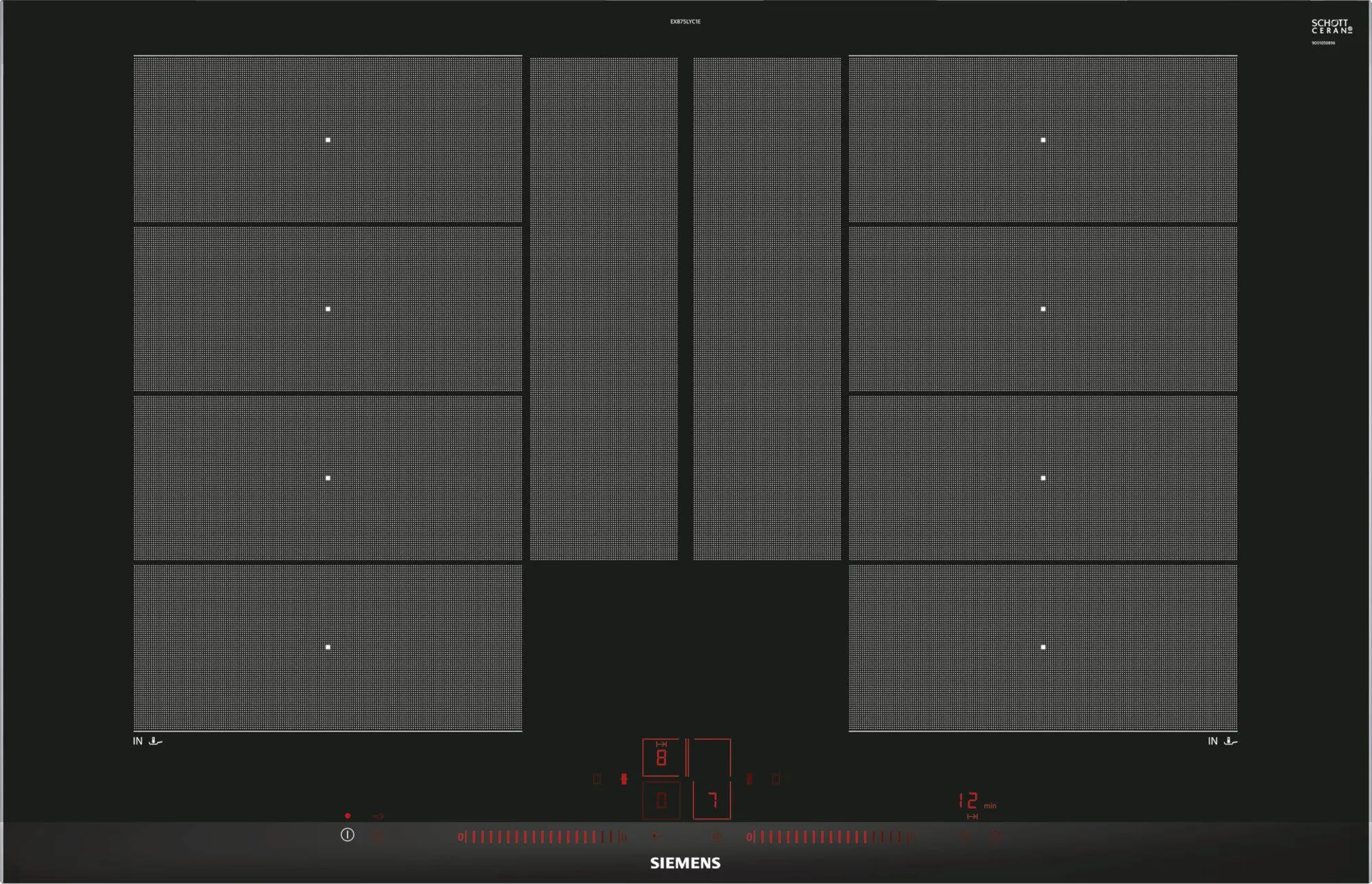Płyta indukcyjna Siemens iQ700 EX875LYC1E 81,2cm